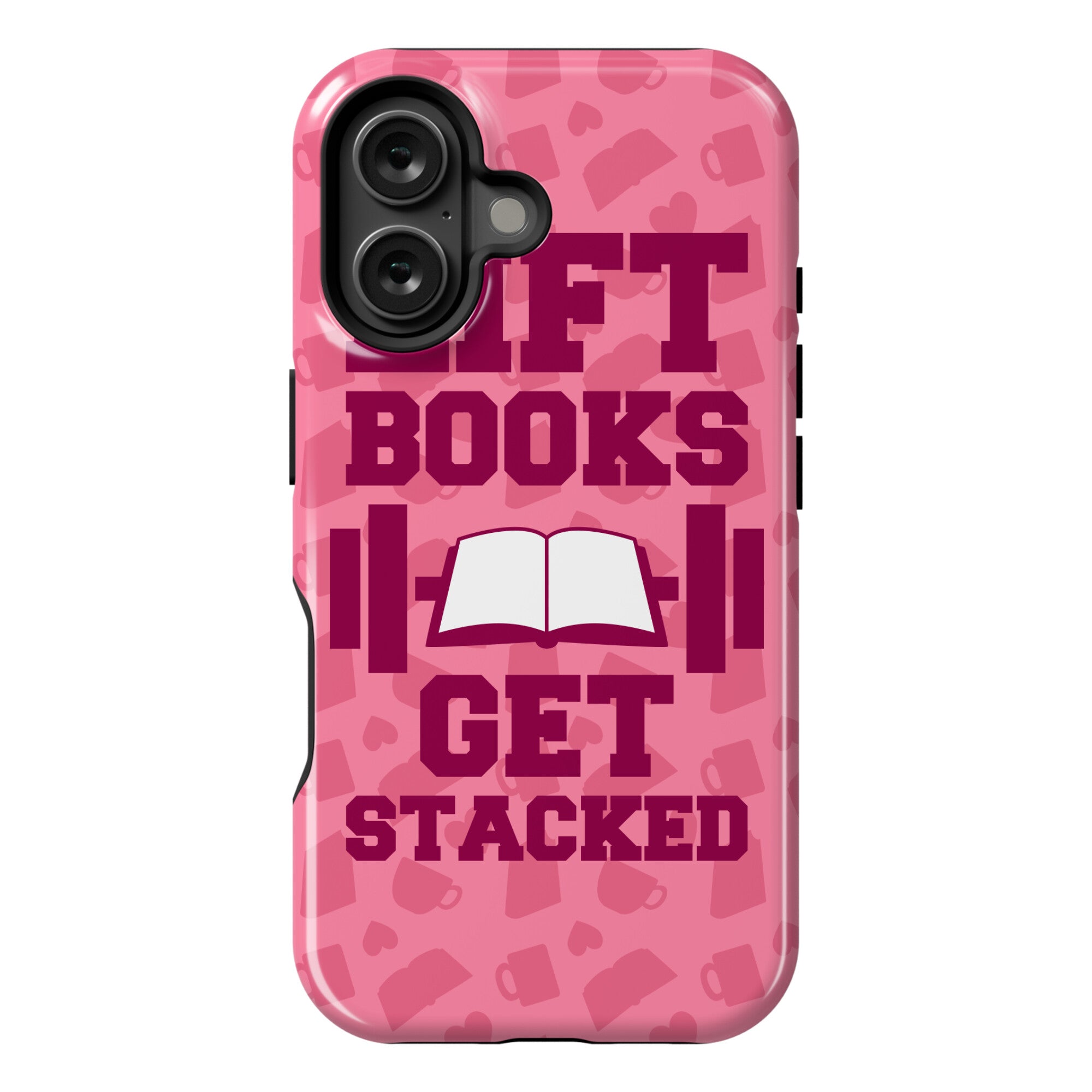 Lift Books, Get Stacked Phone Case